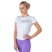 Funkcionális női póló Nebbia FIT Activewear 440 fehér S akciós termékkép 1