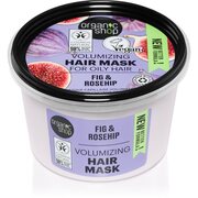 Organic Shop Organic Fig & Rosehip ápoló maszk a fénylő és selymes hajért 250 ml akciós termékkép 1