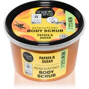 Organic Shop Organic Papaya & Sugar cukros test peeling 250 ml akciós termékkép 1