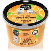Organic Shop Orange & Sugar tonizáló peeling testre 250 ml akciós termékkép 1