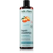 Folk & Flora Sea Buckthorn megújító sampon a festett és károsult hajra 400 ml akciós termékkép 1