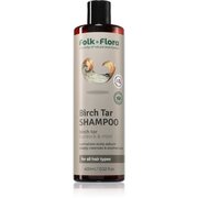 Folk & Flora Birch Tar mélyen tisztító sampon száraz és viszkető bőrre 400 ml akciós termékkép 1