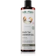 Folk & Flora Birch Tar tápláló tusoló gél 400 ml akciós termékkép 1