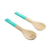 BAMBOO salátakiszedő, türkizkék, 2 darabos termék 2. képe