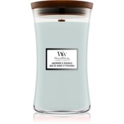 Woodwick Sagewood & Seagrass illatgyertya fa kanóccal 609 g akciós termékkép 1