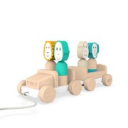 Matchstick Monkey Safari Jeep húzogatós játék 1 db akciós termékkép 1