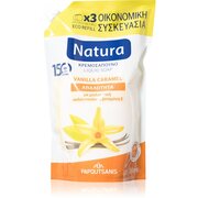PAPOUTSANIS Natura Vanilla Caramel folyékony szappan utántöltő 750 ml akciós termékkép 1