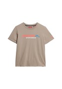Superdry Póló  bézs / kék / narancs / fehér akciós termékkép 1