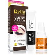 Delia Cosmetics Argan Oil szemöldökfesték árnyalat 3.0 Dark Brown 15 ml akciós termékkép 1