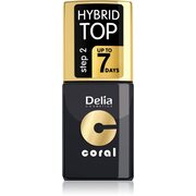 Delia Cosmetics Coral Nail Enamel Hybrid Gel zselés fedő körömlakk 11 ml akciós termékkép 1