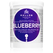 Kallos KJMN Professional Blueberry revitalizáló maszk száraz, sérült, vegyileg kezelt hajra 1000 ml akciós termékkép 1