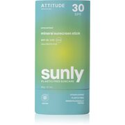 Attitude Sunly Unscented ásványi napozó krém stift SPF 30 60 g akciós termékkép 1