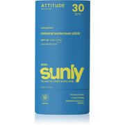 Attitude Sunly Kids Sunscreen Stick ásványi napozó krém stift gyermekeknek SPF 30 60 g akciós termékkép 1