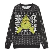 Cropp - Grinch karácsonyi pulóver - fekete akciós termékkép 1