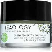 Teaology Cleansing Green Tea Detox Face Scrub cukor peeling a bőr táplálására és a gyengéd tisztítására zöld teával 50 ml akciós termékkép 1