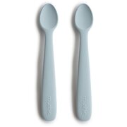Mushie Silicone Feeding Spoons kiskanál Powder Blue 2 db akciós termékkép 1