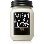 Milkhouse Candle Co. Farmhouse Balsam & Cedar illatgyertya Mason Jar 368 g akciós termékkép 1