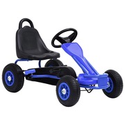  vidaXL Kék pedálos gokart pneumatikus gumikkal akciós termékkép 1