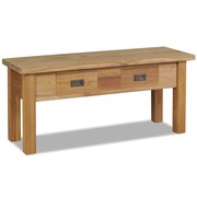 vidaXL tömör tíkfa szék előszoba pad 90 x 30 x 40 cm akciós termékkép 1