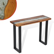  vidaXL tíkfa tálalóasztal 100 x 35 x 75 cm akciós termékkép 1