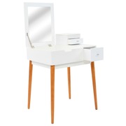  vidaXL MDF öltözőasztal tükörrel 60 x 50 x 86 cm akciós termékkép 1