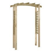  vidaXL fa rácsos boltív 150 x 60 x 210 cm akciós termékkép 1