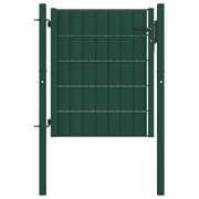 vidaXL zöld PVC és acél kerítéskapu 100 x 81 cm akciós termékkép 1