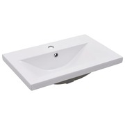  vidaXL fehér kerámia beépíthető mosdókagyló 61 x 39,5 x 18,5 cm akciós termékkép 1