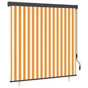  vidaXL fehér és narancssárga kültéri roló 160 x 250 cm akciós termékkép 1