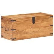  vidaXL tömör akácfa láda 90 x 40 x 40 cm akciós termékkép 1