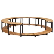  vidaXL tömör akácfa pezsgőfürdőkeret 273 x 53 cm akciós termékkép 1
