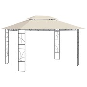  vidaXL krémszínű pavilon 4 x 3 x 2,7 m 160 g/m² akciós termékkép 1