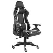  vidaXL fehér PVC forgó gamer szék akciós termékkép 1