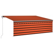  vidaXL automata redőnyös, LED-es, szélérzékelős napellenző 4x3 m akciós termékkép 1