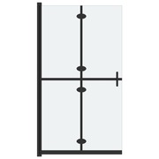  vidaXL ESG tejüveg összecsukható zuhanyfal 70 x 190 cm akciós termékkép 1