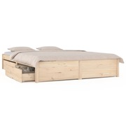  vidaXL ágykeret fiókokkal 150 x 200 cm (King Size) akciós termékkép 1