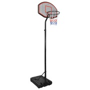  vidaXL fekete polietilén kosárlabda állvány 282-352 cm akciós termékkép 1