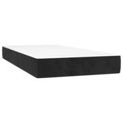  vidaXL fekete bársony zsebrugós ágymatrac 80 x 200 x 20 cm akciós termékkép 1