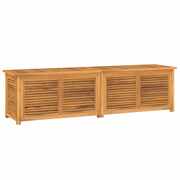  vidaXL tömör tíkfa kerti tárolóláda zsákkal 200 x 50 x 55 cm akciós termékkép 1