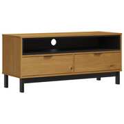  vidaXL FLAM tömör fenyőfa TV-szekrény 110 x 40 x 50 cm akciós termékkép 1