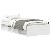  vidaXL fehér kisméretű egyszemélyes ágykeret 75 x 190 cm akciós termékkép 1