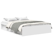  vidaXL fehér king size ágykeret 150 x 200 cm akciós termékkép 1