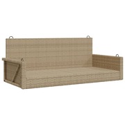  vidaXL bézs polyrattan hintapad 119 x 56 x 48 cm akciós termékkép 1