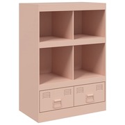  vidaXL rózsaszín acél magasszekrény 67x39x95 cm akciós termékkép 1
