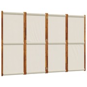  vidaXL világosszürke 4 paneles térelválasztó 280 x 180 cm akciós termékkép 1