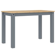  vidaXL Panama szürke tömör fenyőfa ebédlőasztal 117 x 60 x 75 cm akciós termékkép 1