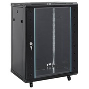  vidaXL 15U hálózati szekrény 19" forgó lábakkal IP20 60 x 45 x 86 cm akciós termékkép 1