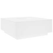  vidaXL fehér szerelt fa dohányzóasztal 100x100x40 cm akciós termékkép 1