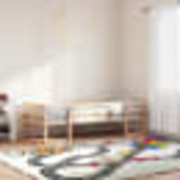  vidaXL tömör fenyőfa gyerekágykeret 80 x 200 cm termék 2. képe