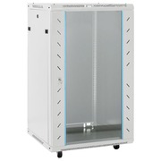  vidaXL szürke 18U hálózati szekrény 19" IP20 60 x 60 x 100 cm akciós termékkép 1